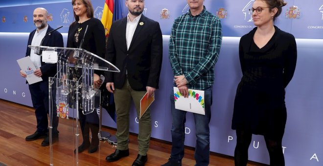 Los partidos soberanistas rechazan la presencia de Felipe VI en el Congreso: "No tenemos rey"