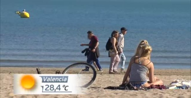 Los termómetros marcan temperaturas récord