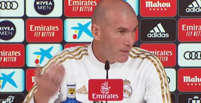 Zidane no quiere opinar sobre el Barça: "Ya tengo bastante con lo mío"