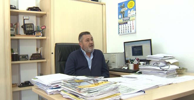 El presidente de la Federación Nacional del Taxi, Julio Sanz