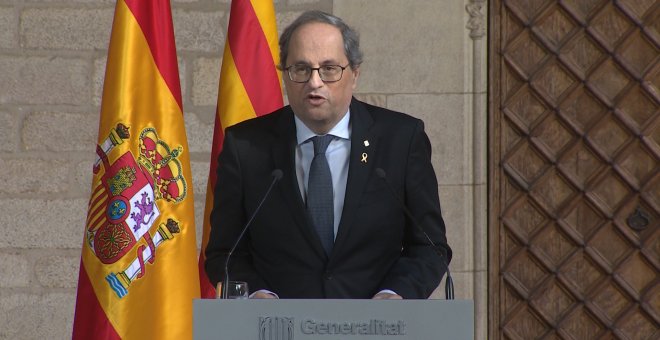 Torra dice que Sánchez "no se ha movido" sobre la autodeterminación