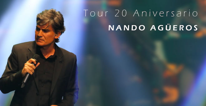 Nando Agüeros llega al Palacio de Festivales con el tour por sus 20 años sobre los escenarios