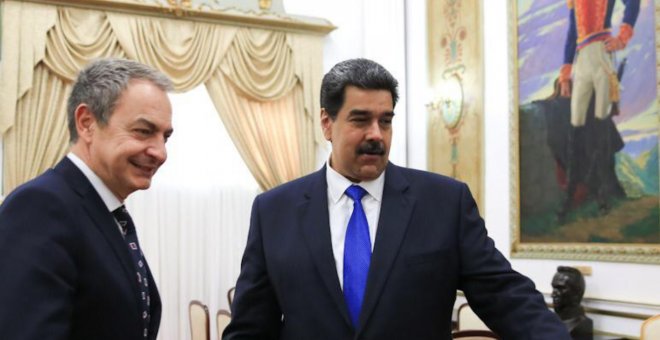 El Gobierno matiza que Zapatero se reunió con Maduro a título personal