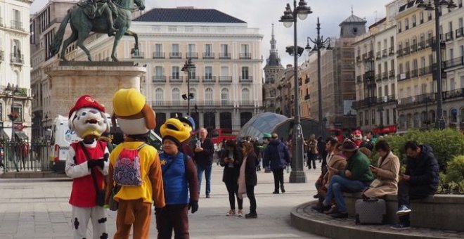 Puerta del Sol, el kilómetro cero del parque temático