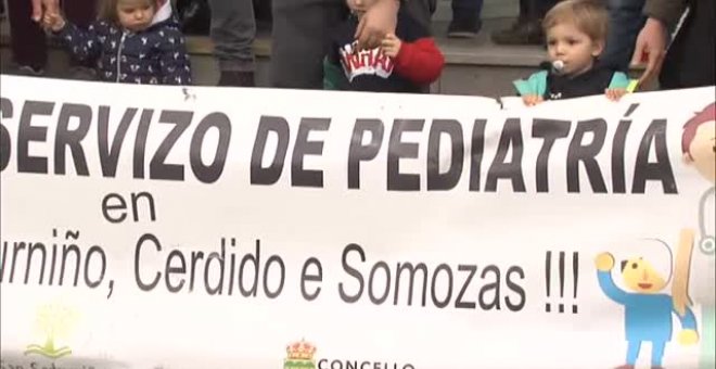 Continúan las protestas por los recortes sanitarios en el interior de Galicia y Castilla y León