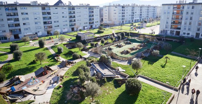 La sobrecarga del terreno, la causa más probable de que se hundiese el techo del aparcamiento de Nueva Montaña