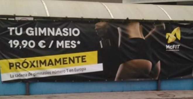 Condenan a una cadena de gimnasios por publicidad sexista