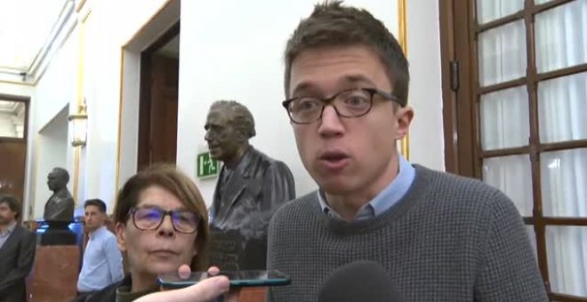 Errejón califica de "miseria moral" la relación que hace el PP de la eutanasia con el coste de la dependencia