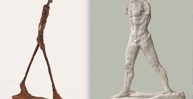 Rodin y Giacometti, el esperado diálogo de dos artistas de la esencia humana