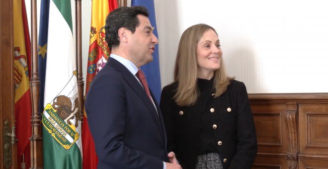 Juanma Moreno se reúne con la vicepresidenta del BEI