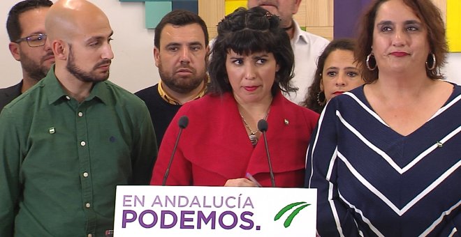 Teresa Rodríguez: "Los que estamos haciendo el tonto somos los andaluces"