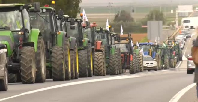 Tractorada de protesta en Málaga