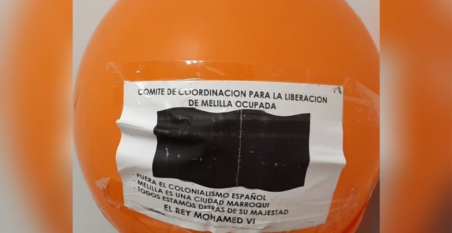 El fantasma de la Melilla ocupada sobrevuela la ciudad en globo