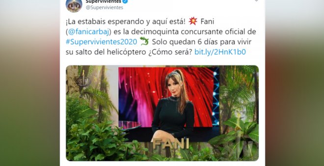 Ya es oficial: Fani, concursante de 'Supervivientes 2020'