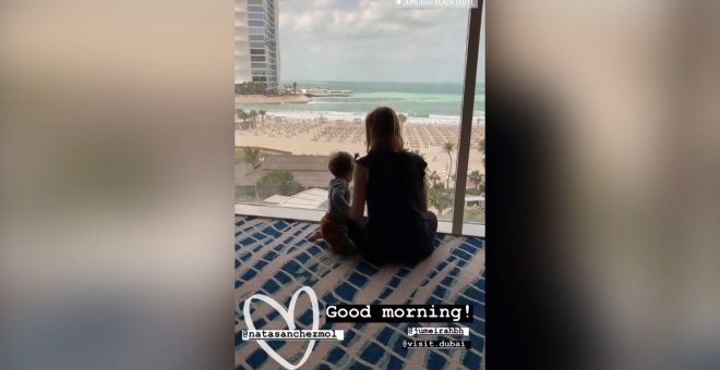 Natalia Sánchez y Marc Clotet disfrutan de sus vacaciones en Dubai