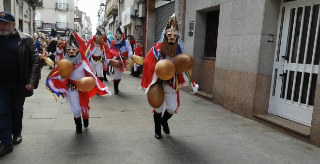 Salen las Pantallas en el Carnaval de Xinzo de Limia