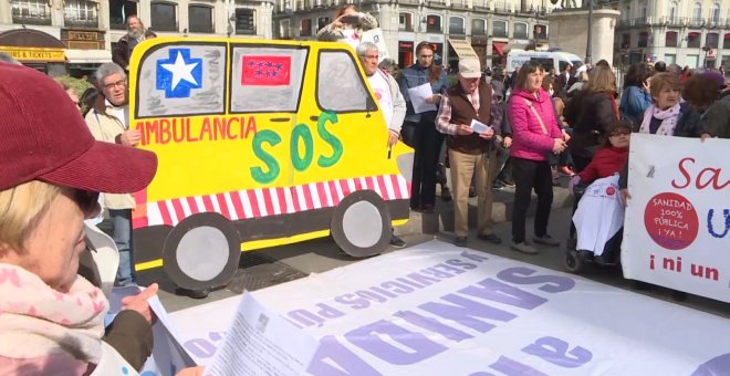 La Marea Blanca pide en Madrid mejoras en las Urgencias y Emergencias