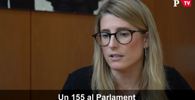 Entrevista Elsa Artadi 3 - 155 al Parlament