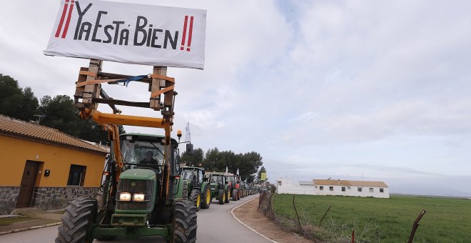 Los agricultores dicen que cuentan con el apoyo del Gobierno en sus demandas