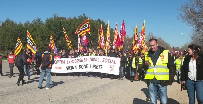 Huelga de los trabajadores de la petroquímica de Tarragona
