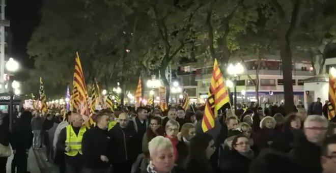 Manifestantes en Tarragona para pedir más seguridad de la petroquímica