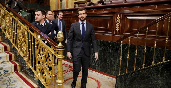 Casado pide de nuevo pactar los Presupuestos con Sánchez a cambio de que "rompa" con los soberanistas