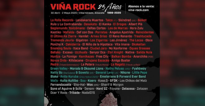 Viñarock publica el cartel de su nueva edición