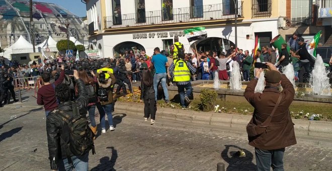 Incidentes complican la manifestación de agricultores en Mérida