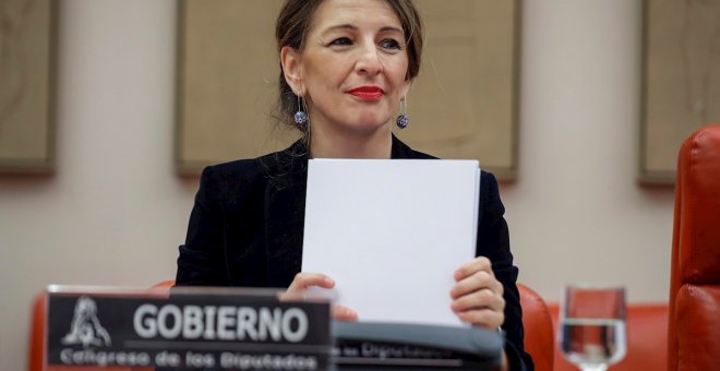 Yolanda Díaz promete actuar contra los falsos autónomos como siguiente medida de Trabajo