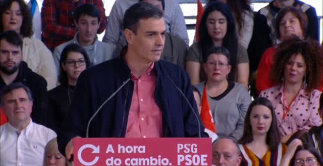 Sánchez carga contra Núñez Feijóo por "esconder" las siglas del PP