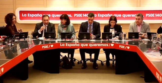 Reunión de la Ejecutiva Federal del PSOE