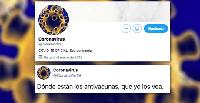 El Coronavirus ya tiene cuenta de Twitter: "El Ébola me come los huevos"