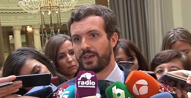 Casado recalca que "forzar" una coalición con Cs era "paso fundamental"