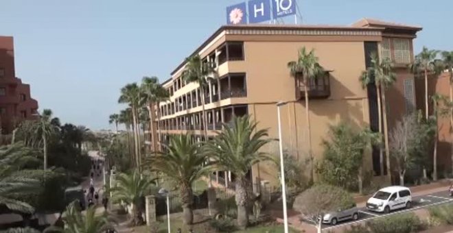 Un positivo de corona virus provoca el aislamiento de un hotel en Tenerife