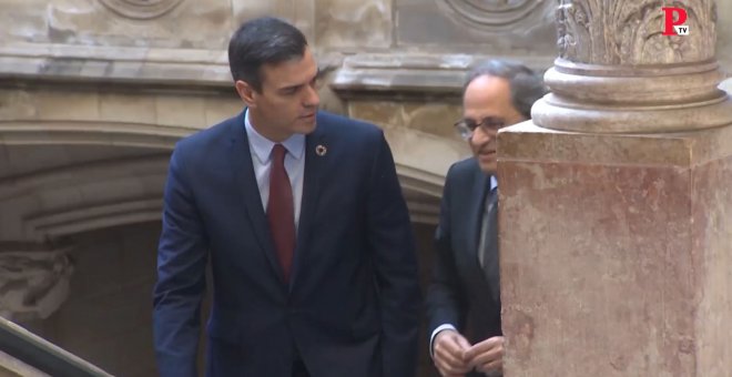 Primera reunión de la mesa de diálogo sobre Catalunya