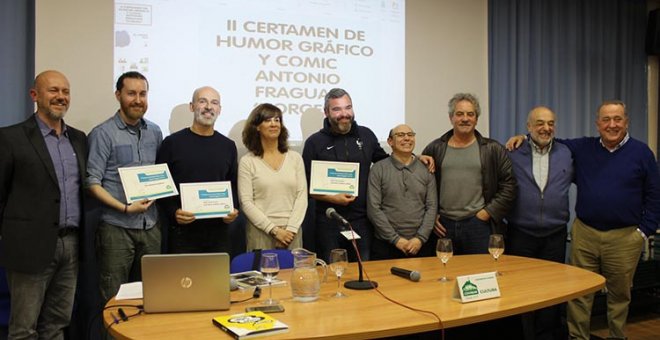 'Iñaki y Frenchi' galardonados en los 'Premios Forges' de humor gráfico y cómic