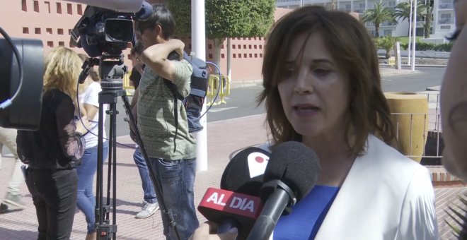 Consejera de Sanidad de Canarias explica cómo saldrán las 130 personas autorizadas del hotel