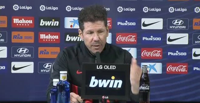 Simeone: "Las necesidades son muy grandes para los dos equipos"