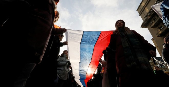 La oposición rusa pide la dimisión de Putin en una multudinaria marcha de protesta
