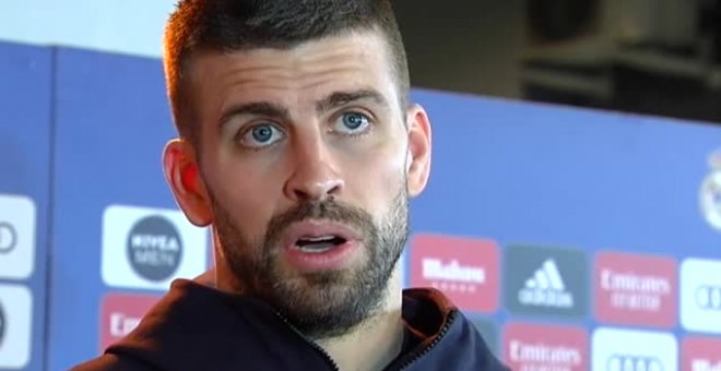 Piqué: "En la primera parte he visto el peor Real Madrid desde que estoy aquí"