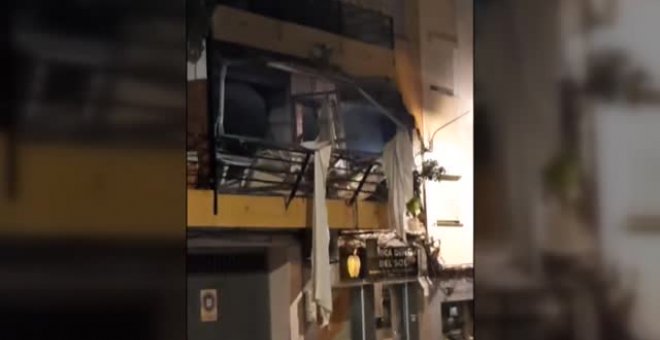 Tres heridos en una explosión de gas en Marbella