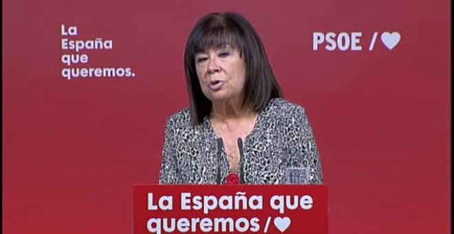 Narbona dice que el acto de Puigdemont en Perpiñán "no va a modificar" la mesa de diálogo