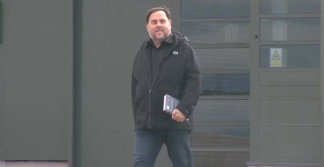 Junqueras sale de la cárcel para trabajar en el campus Manresa