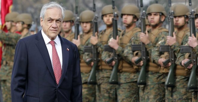 Sebastián Piñera se equipa para la represión