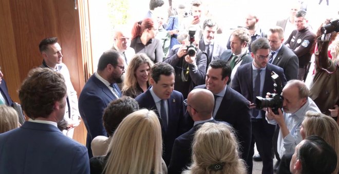 Moreno, durante su visita institucional a El Puerto de Santa María