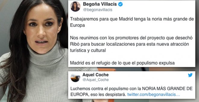 Villacís y su curiosa forma de luchar contra el "populismo": quiere construir en Madrid la noria más grande de Europa