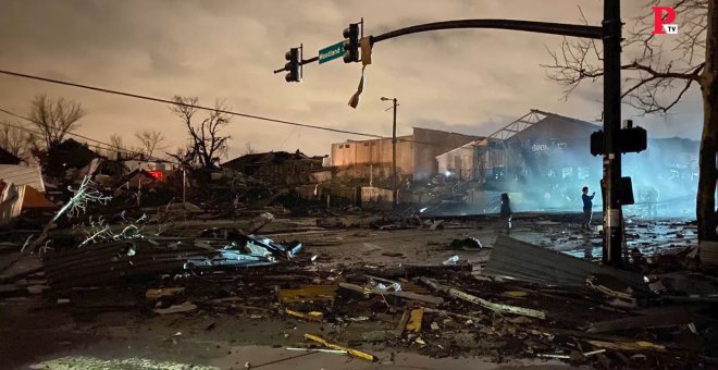 Un tornado arrasa Nashville, en EE.UU.