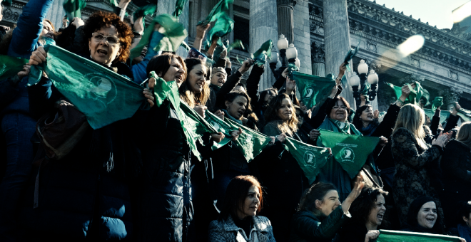La película ‘La ola verde’, sobre la movilización feminista en Argentina, llega a los cines tras el anuncio de la legalización del aborto