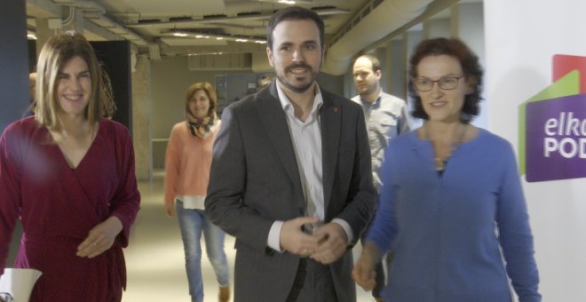 Alberto Garzón, ministro de Consumo, en Bilbao