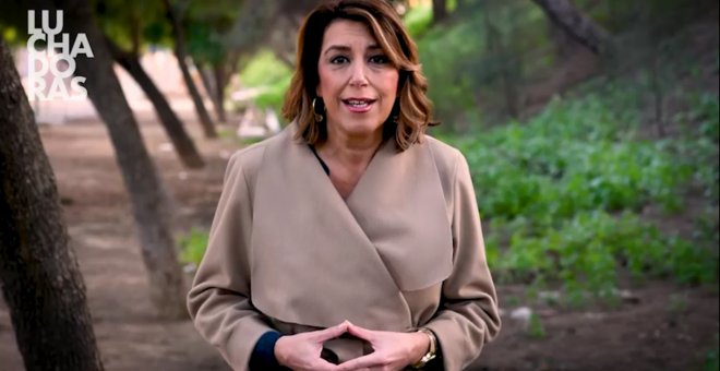 Susana Díaz manda su apoyo a las 'Luchadoras' del PSOE
